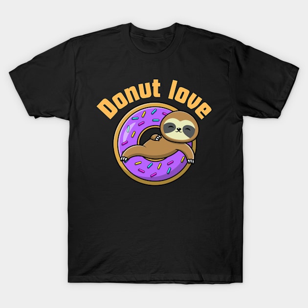 Doughnut day sloth T-Shirt by Be you outfitters